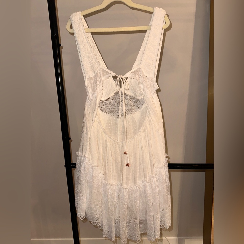Free People Cream Lace Dress - Picture 2 of 3
